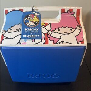Rare NWT Igloo Hello Kitty & Friends Little Playmate  Blue Cooler 7Qt